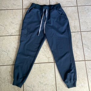 Figs high waisted Zamora joggers in Dark Harbor